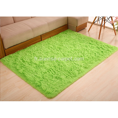 Tapis en soie en soie et polyester